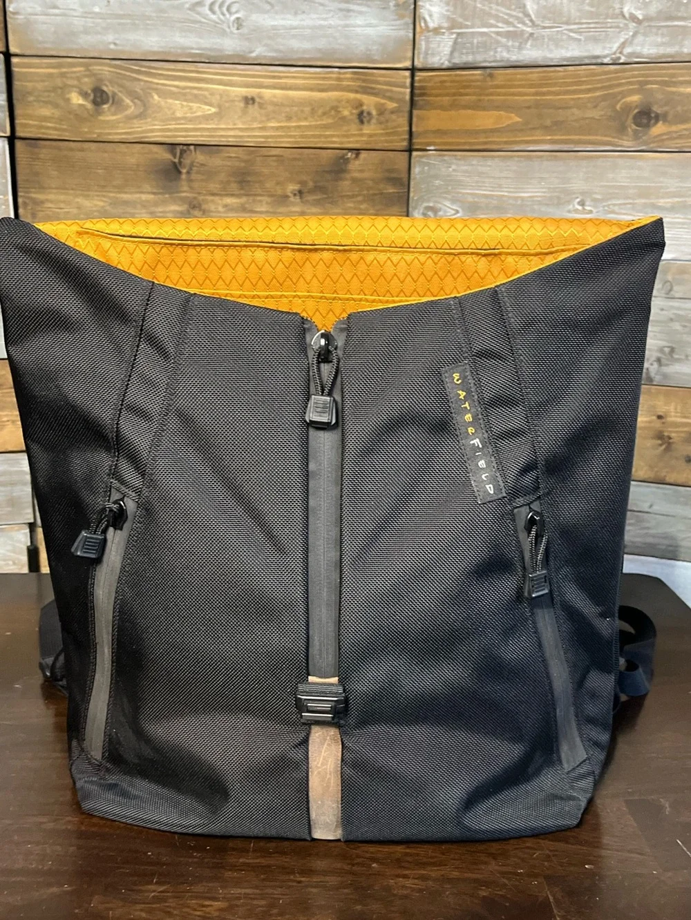 Waterfield (sfbags . com) Staad Laptop Bag, Leather, Ballistic Nylon